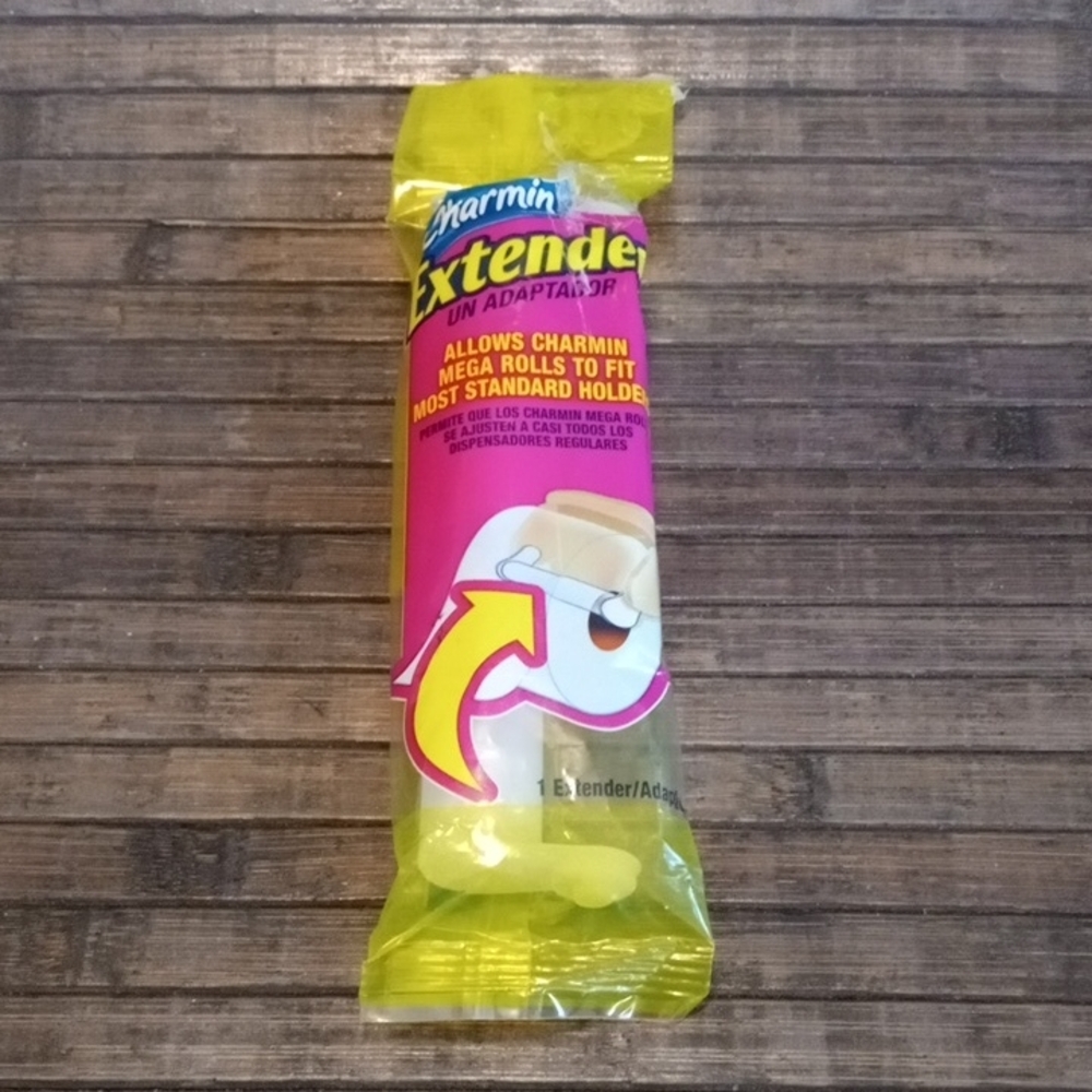 Charmin Extender Toilet Paper Adapter - Yellow New